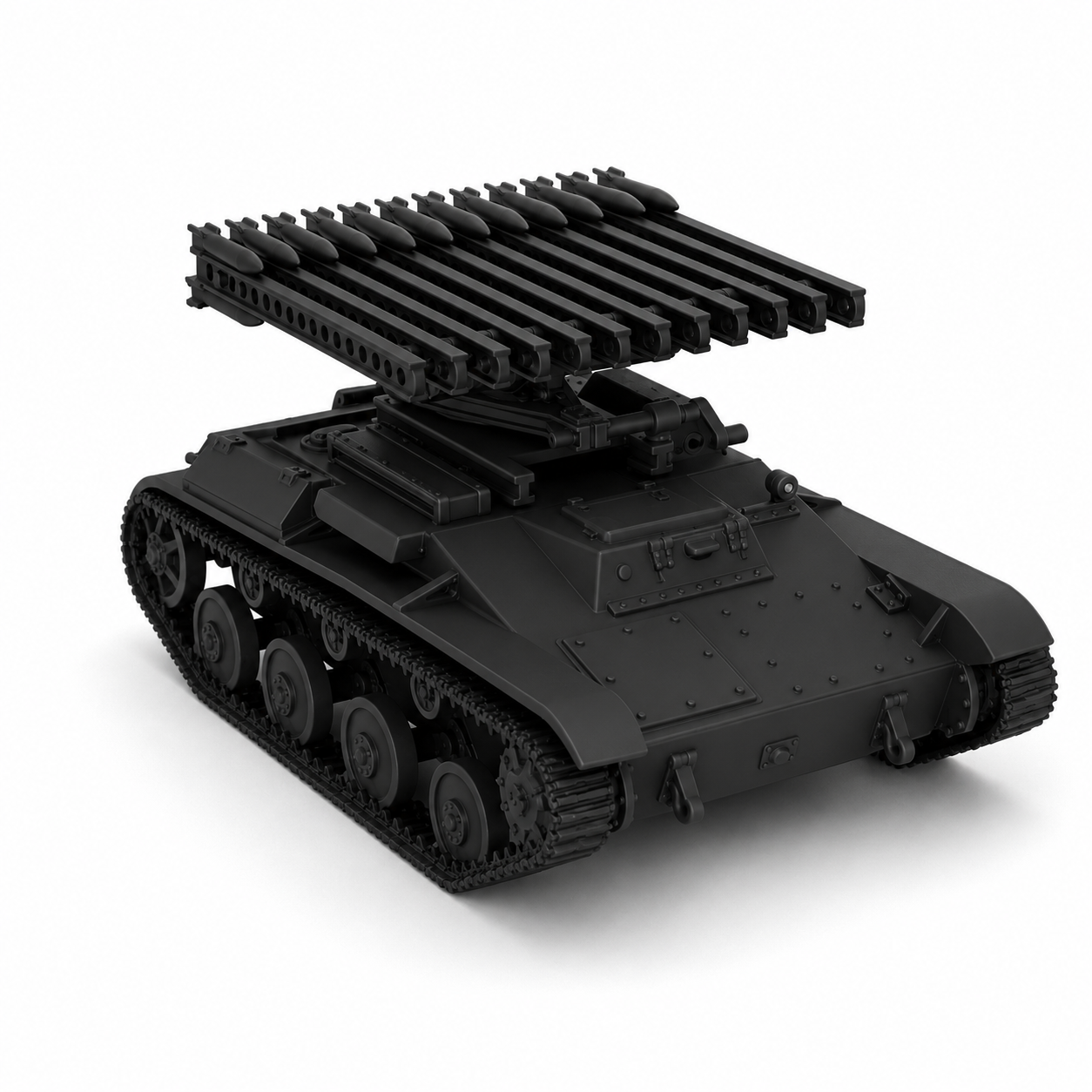 SSMODEL 1/200 BM-8-24 T60 Katyusha rocket launcher Resin MODEL KIT TSS2001500 — scale model kit