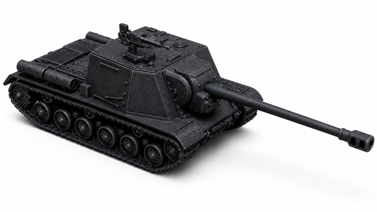 SSMODEL 1/700 ISU-122s Tank Resin Model Kit TSS7000032 — detail view 2