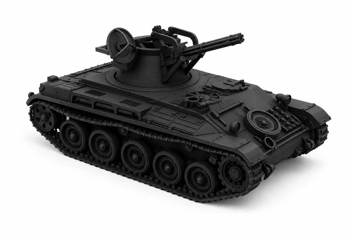 SSMODEL 1/144 AMX-13 DCA Fictional Mobile AFV Display Model Kit TSS1440393