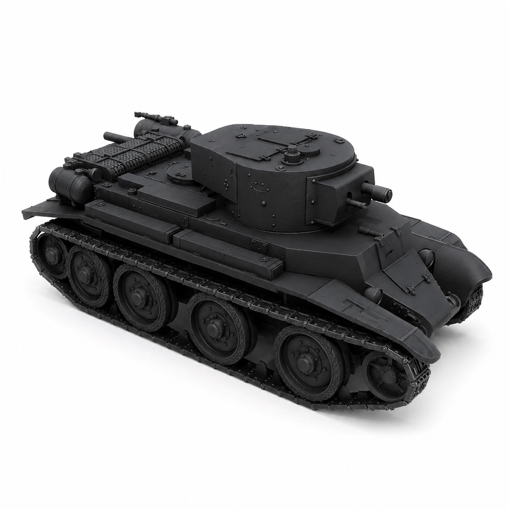 SSMODEL 1/350 KhBT-7 Soviet fictional tank Resin Model Kit TSS3500158