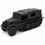 SSMODEL 1/56 Sd.Kfz.10/2 Demag with 21cm Nebelwerfer Resin MODEL KIT TSS0561521