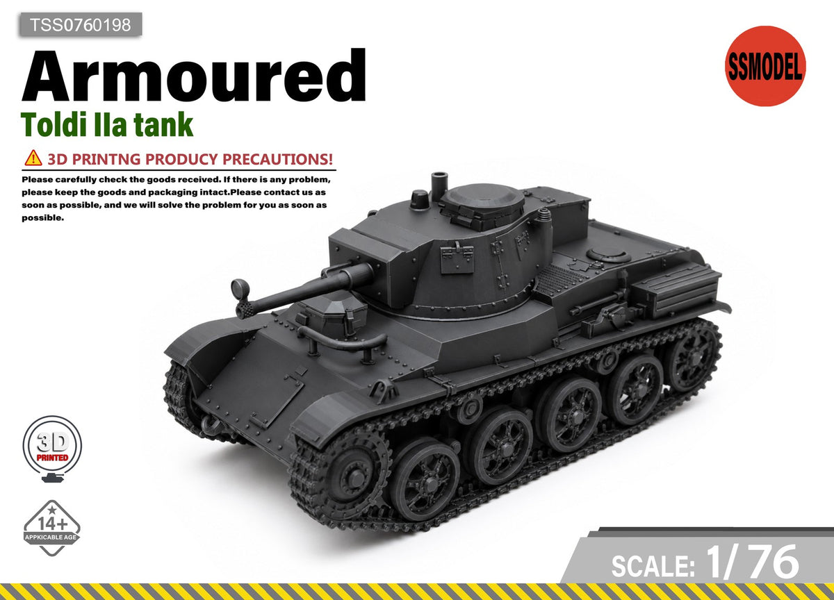 SSMODEL 1/76 Toldi IIa tank Resin Model Kit TSS0760198