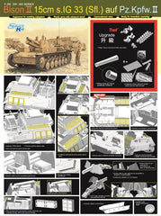 DRAGON 1/35 6440 Bison II 15cm s.IG 33 (Sfl.) auf Pz.Kpfw.II Precision Ver. Kit