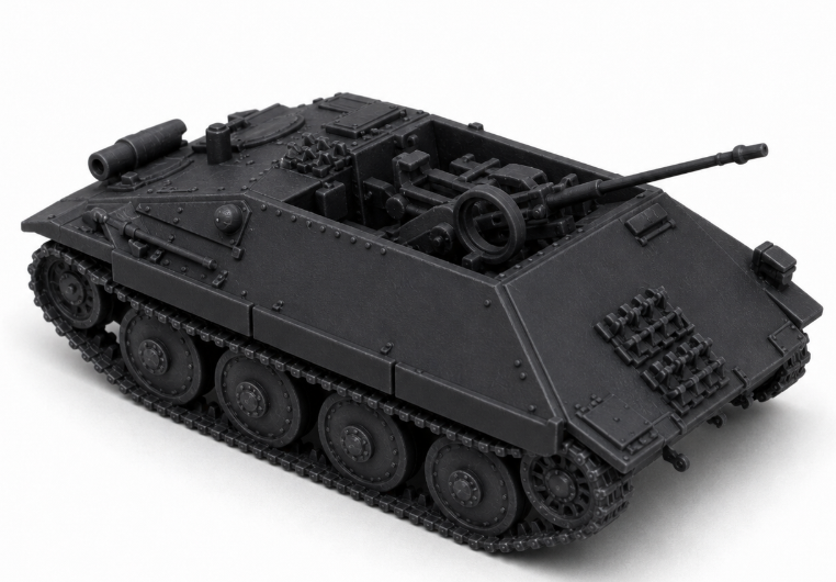 SSMODEL 1/350 Bergepanzer 38(t) Hetzer mit 2cm FlaK 38 tank Model Kit TSS3500173