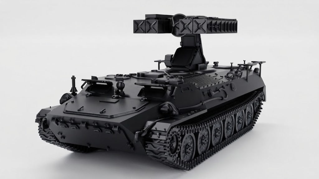 SSMODEL 1/100 MT-LB Soviet APC Strela-10 SAAM Variant Resin Model Kit TSS1001560 — detail view 2