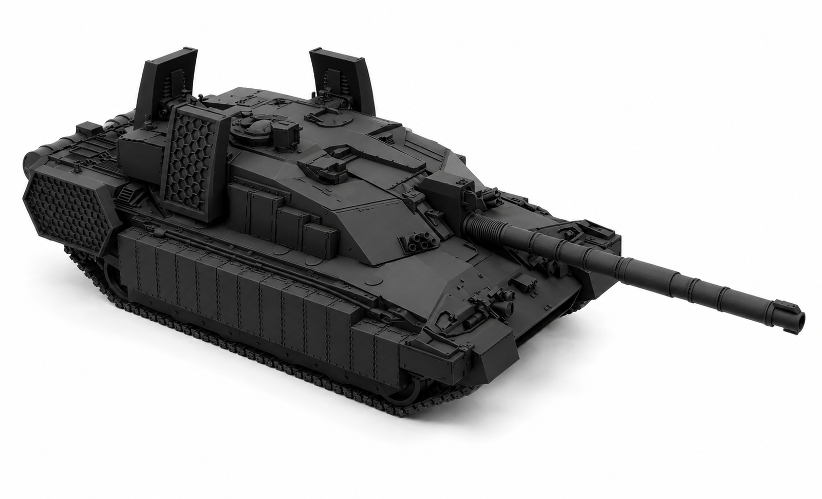 SSMODEL 1/700 Mirage Tank Allies Fictional MBT Tank Resin Model Kit TSS7000480 — detail view 2