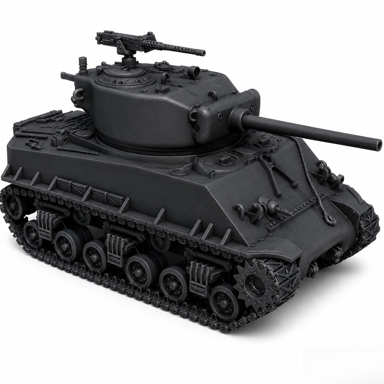 SSMODEL 1/350 M4A2 76W HVSS Sherman US WWII Tank Resin MODEL KIT TSS3500209 — detail view 2