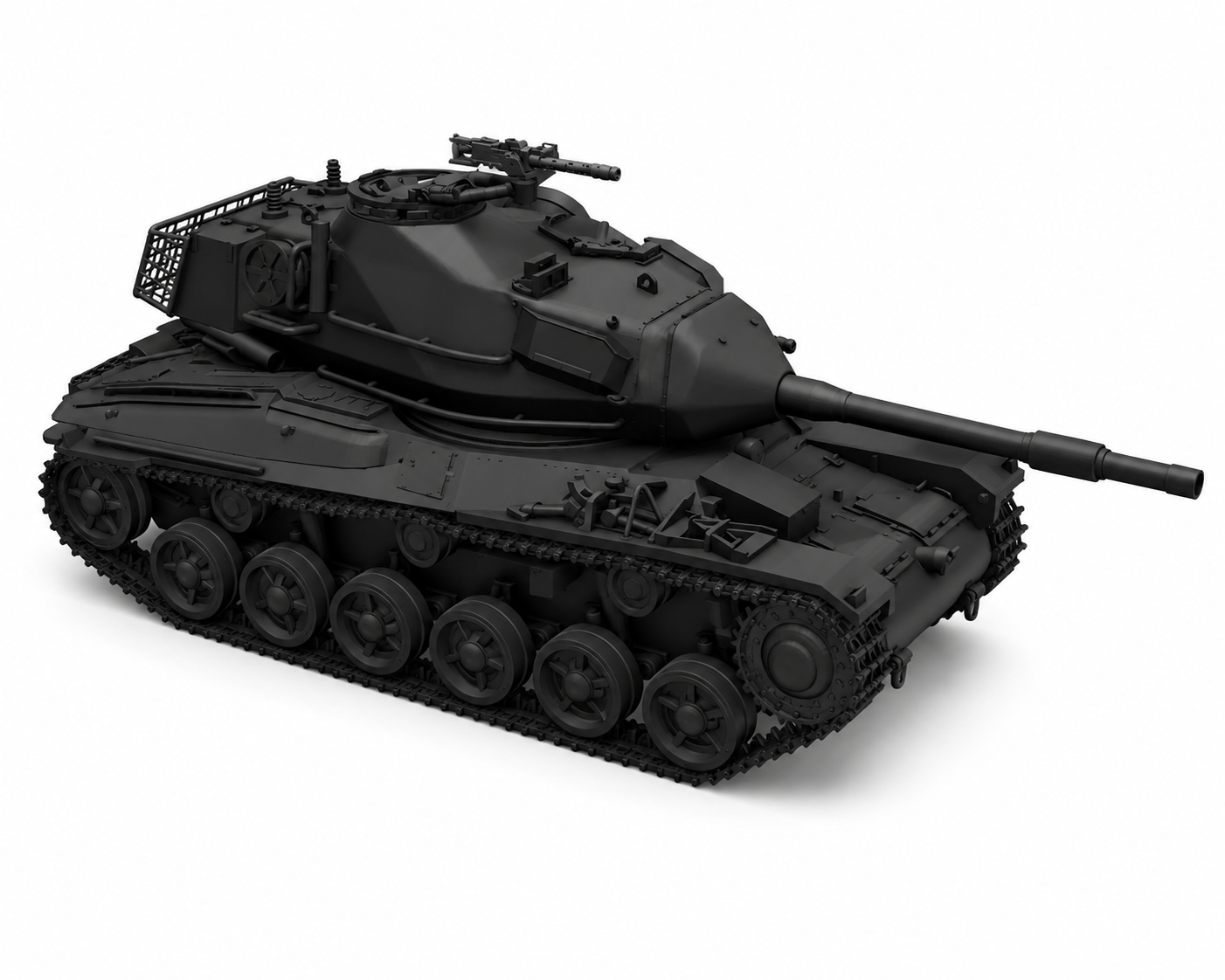 SSMODEL 1/350 Strv 74 Swedish medium tank resin model kit TSS3500385 — detail view 2