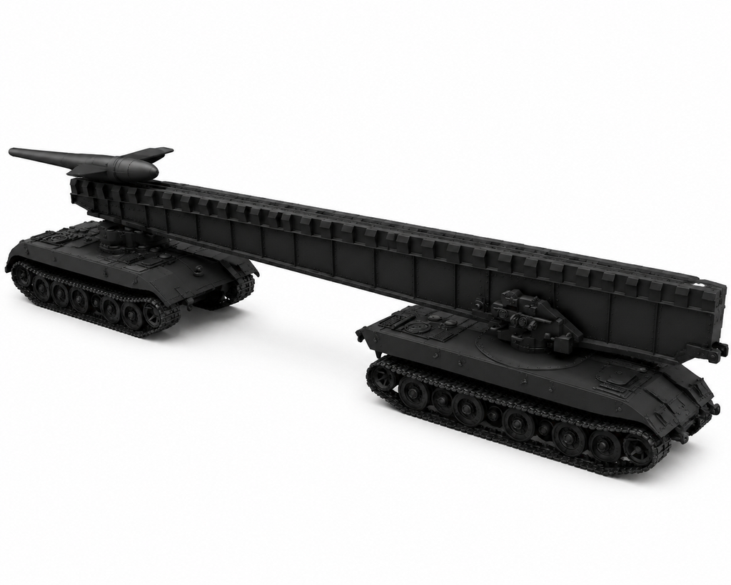 SSMODEL 1/350 V-1 auf E-100 Ausf.B German missile launcher MODEL KIT TSS3500465