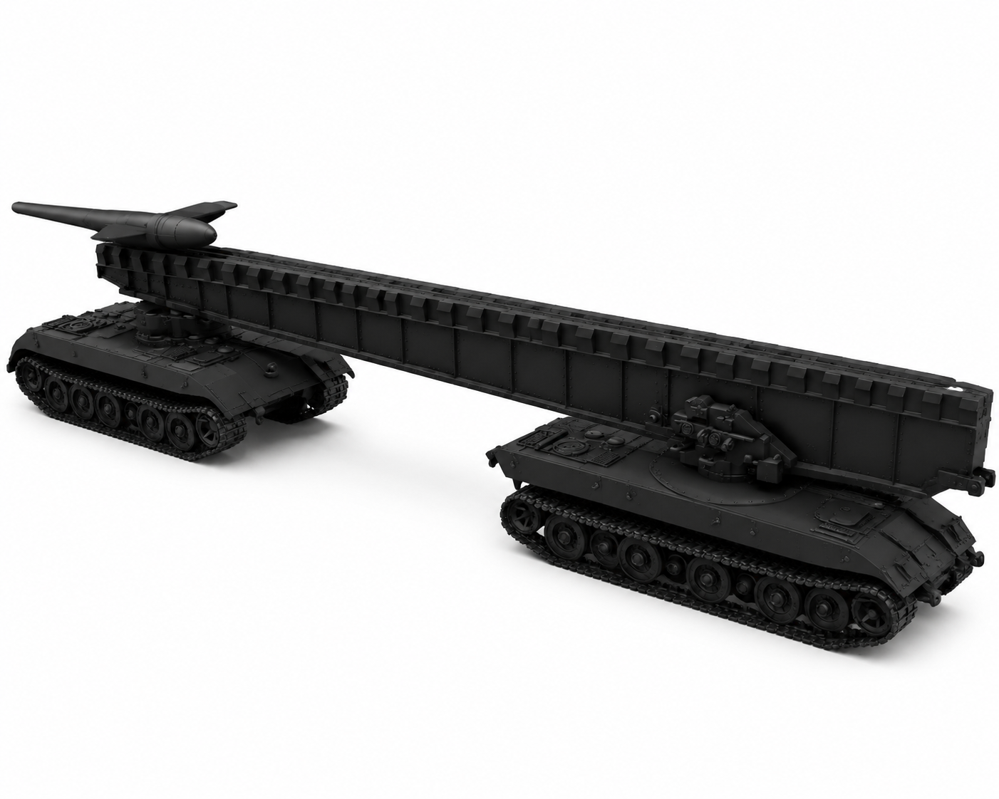 SSMODEL 1/350 V-1 auf E-100 Ausf.B German missile launcher MODEL KIT TSS3500465 — detail view 2