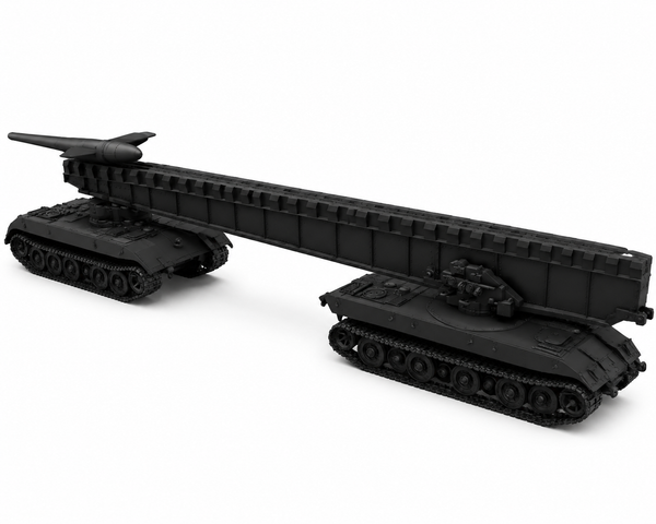 SSMODEL 1/350 V-1 auf E-100 Ausf.B German missile launcher MODEL KIT TSS3500465