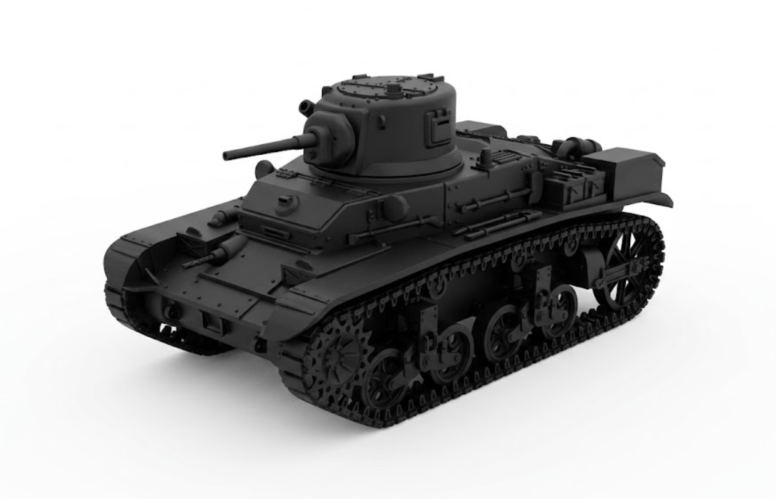 SSMODEL 1/32 1/35 1/48 1/64 WW2 UK Matilda II Mk.IV ZiS-5 Model Kit TSS0894 — detail view 5