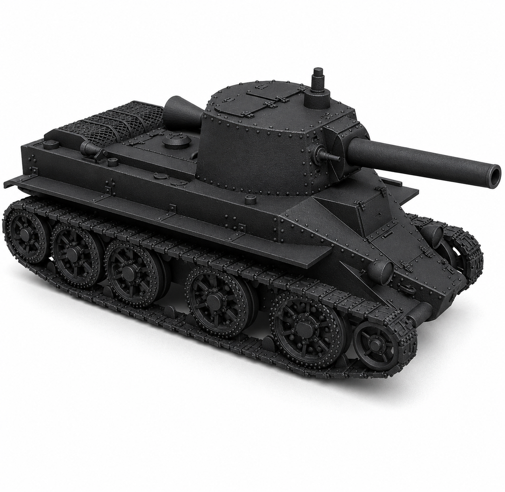 SSMODEL 1/350 BT-2-203 Soviet experimental light tank Resin Model Kit TSS3500161