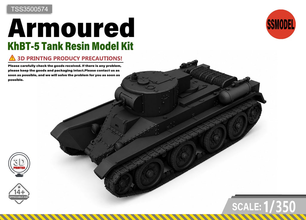 SSMODEL 1/350 KhBT-5 Tank Resin Model Kit TSS3500574