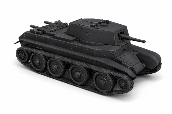 SSMODEL 1/350 BT-7E Soviet experimental light tank Resin Model Kit TSS3500162