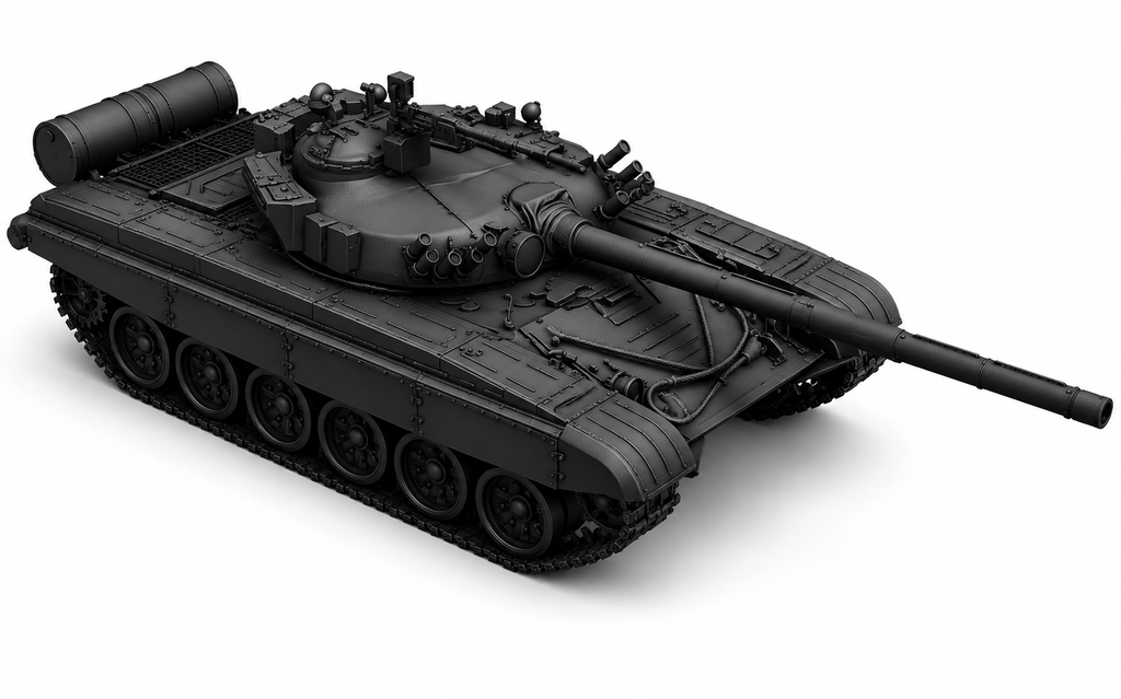 SSMODEL 1/700 T-72M1 Tank Resin Model Kit TSS7000390