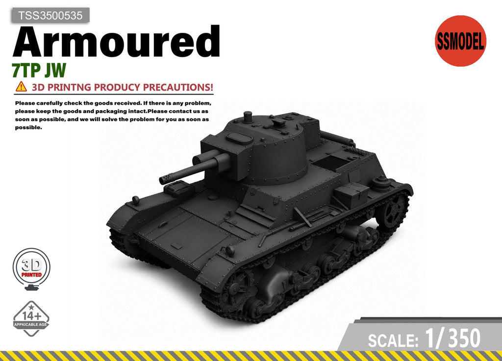 SSMODEL 1/350 7TP JW Tank Resin Model Kit TSS3500535