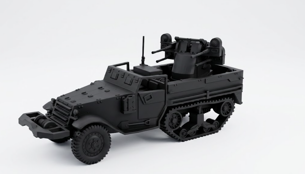 SSMODEL 1/32 1/35 1/48 1/64 M17 MGMC WW2 end-Lease Resin Model Kit TSS0877