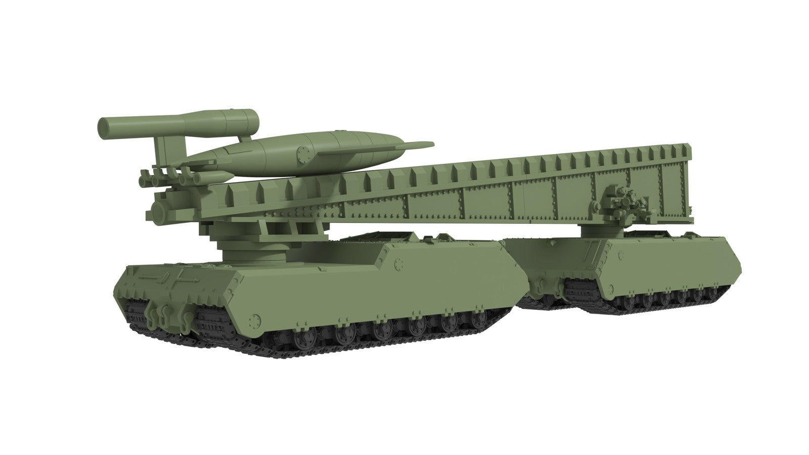 SSMODEL 1/350 V-1 V-1 auf Maus Ausf.B German missile resin model kit TSS3500338 — detail view 4