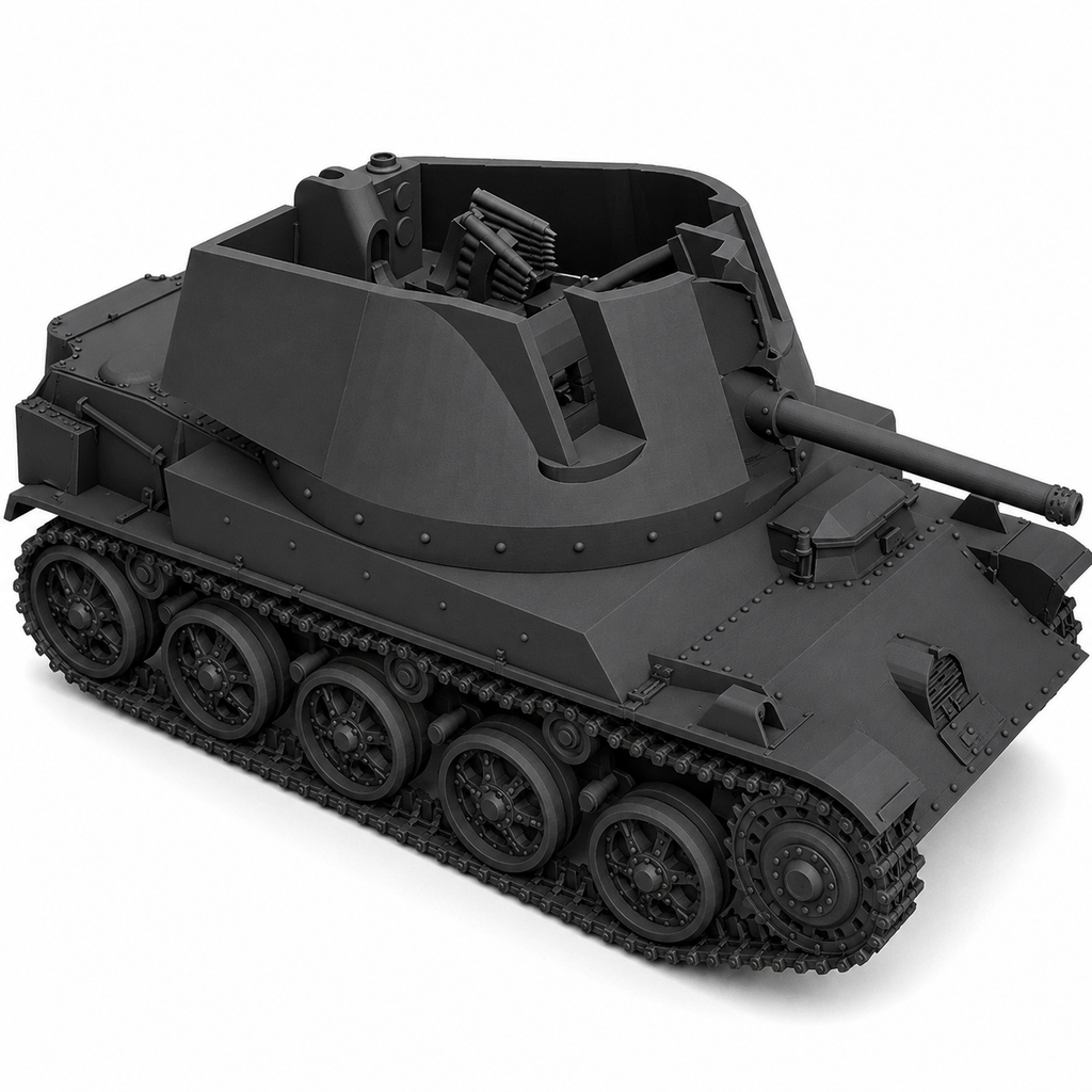 SSMODEL 1/350 40M Nimrod tank Resin Model Kit TSS3500255