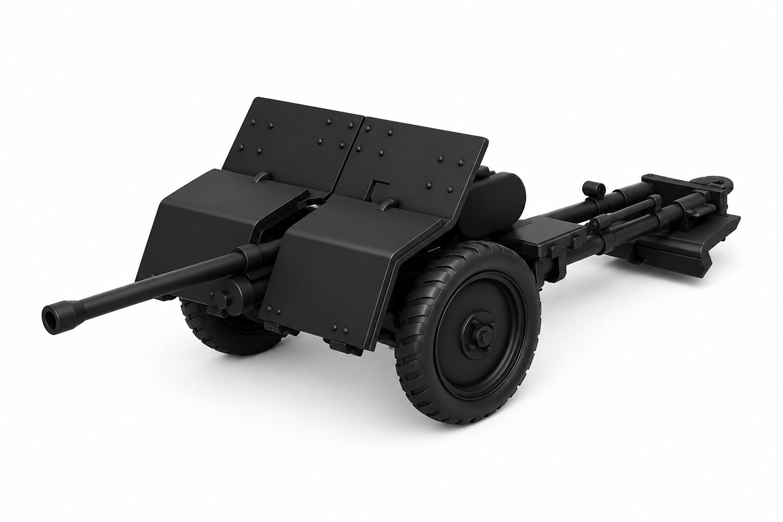 SSMODEL 1/200 Bofors 37mm Anti-Tank Resin MODEL KIT TSS2001455 — scale model kit