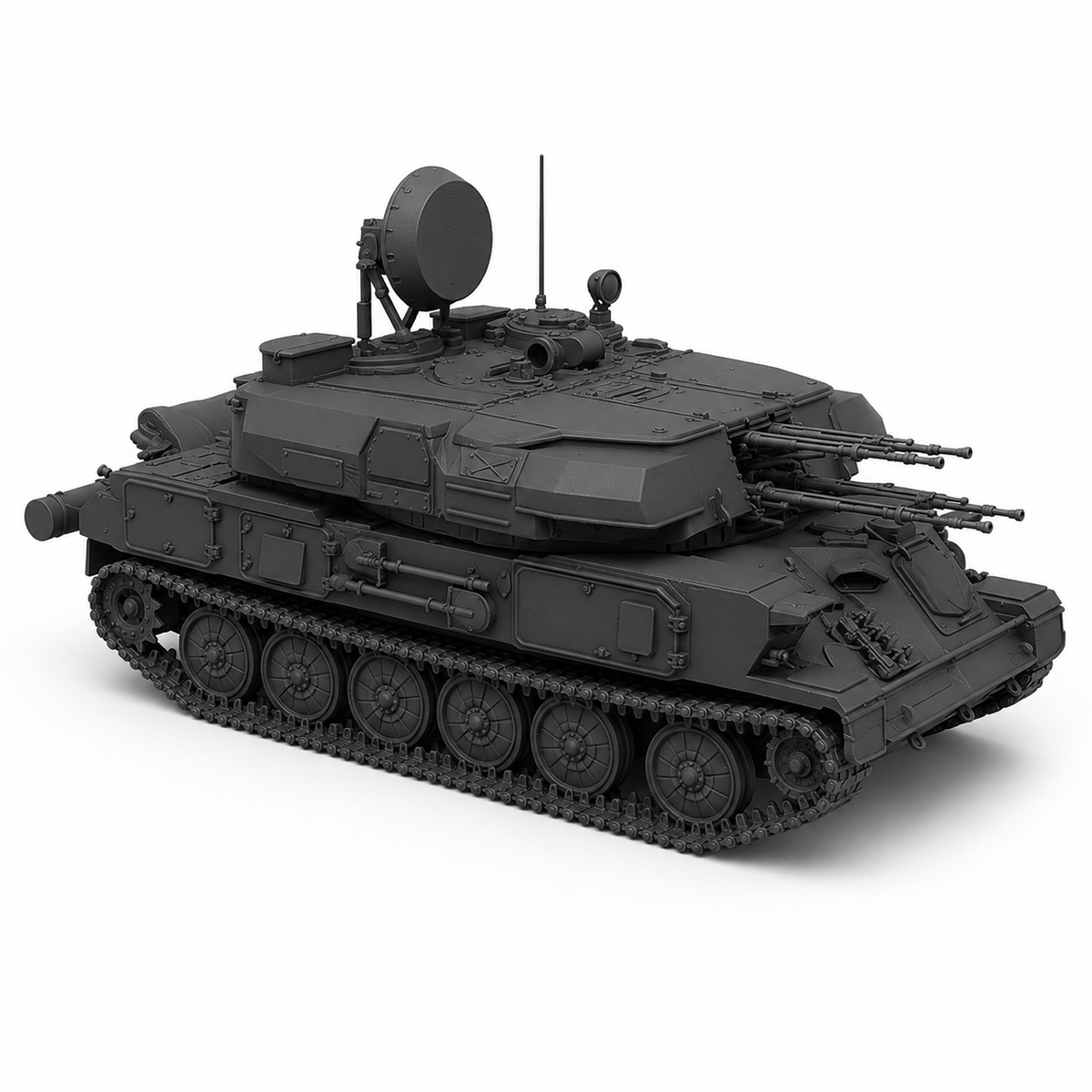 SSMODEL 1/700 ZSU-23-4 Shilka radar option USSR Tank Resin Model Kit TSS7000707 — scale model kit