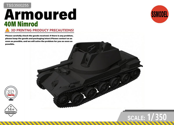 SSMODEL 1/350 40M Nimrod tank Resin Model Kit TSS3500255