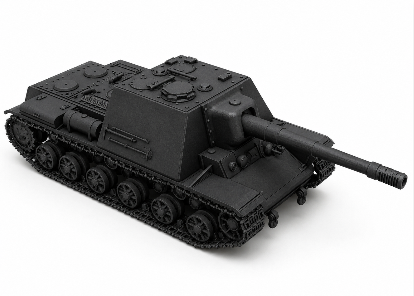 SSMODEL 1/700 U-18 Soviet experimental tank resin model kit TSS7000122 — detail view 2