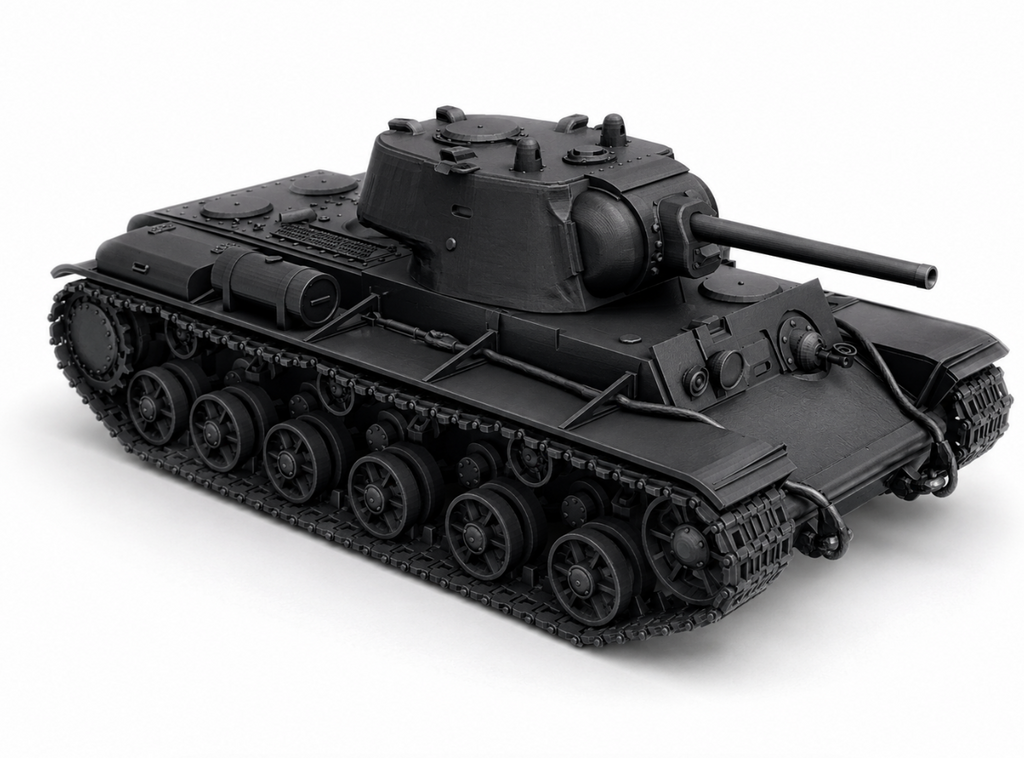 SSMODEL 1/350 KV-1 (ChKZ) Soviet heavy tank resin model kit TSS3500132