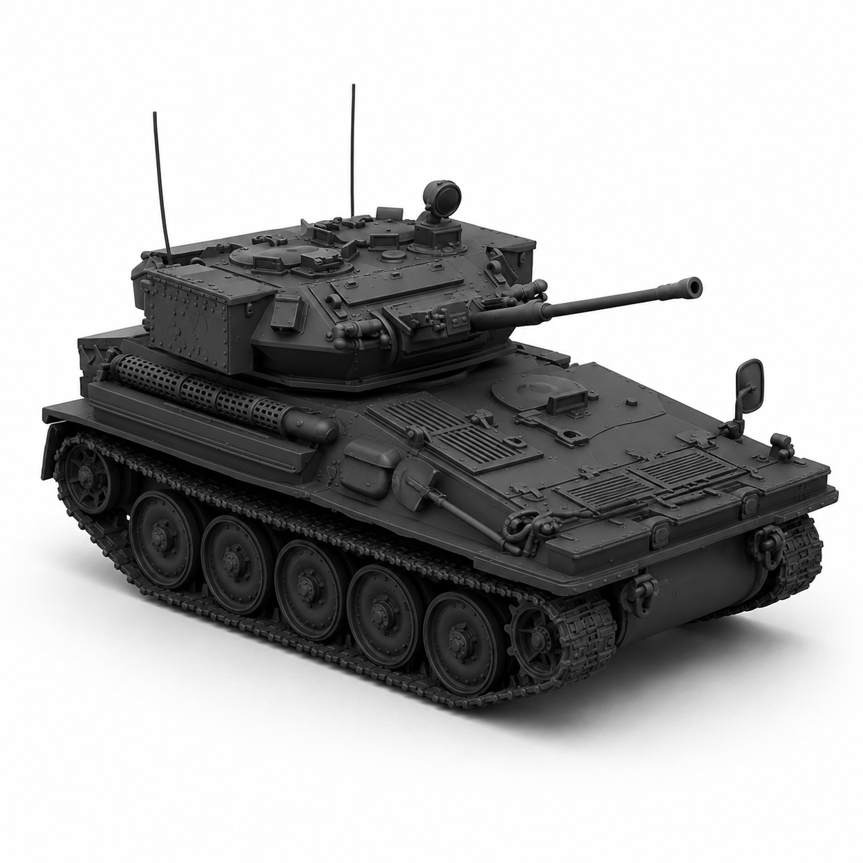 SSMODEL 1/200 Scimitar FV-107 CVR(T) UK Tank Resin Model Kit TSS2000717 — scale model kit