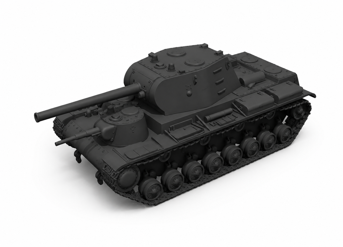 SSMODEL MODEL KIT 1/56 KV-4 v2 tank TSS0560089 — detail view 2