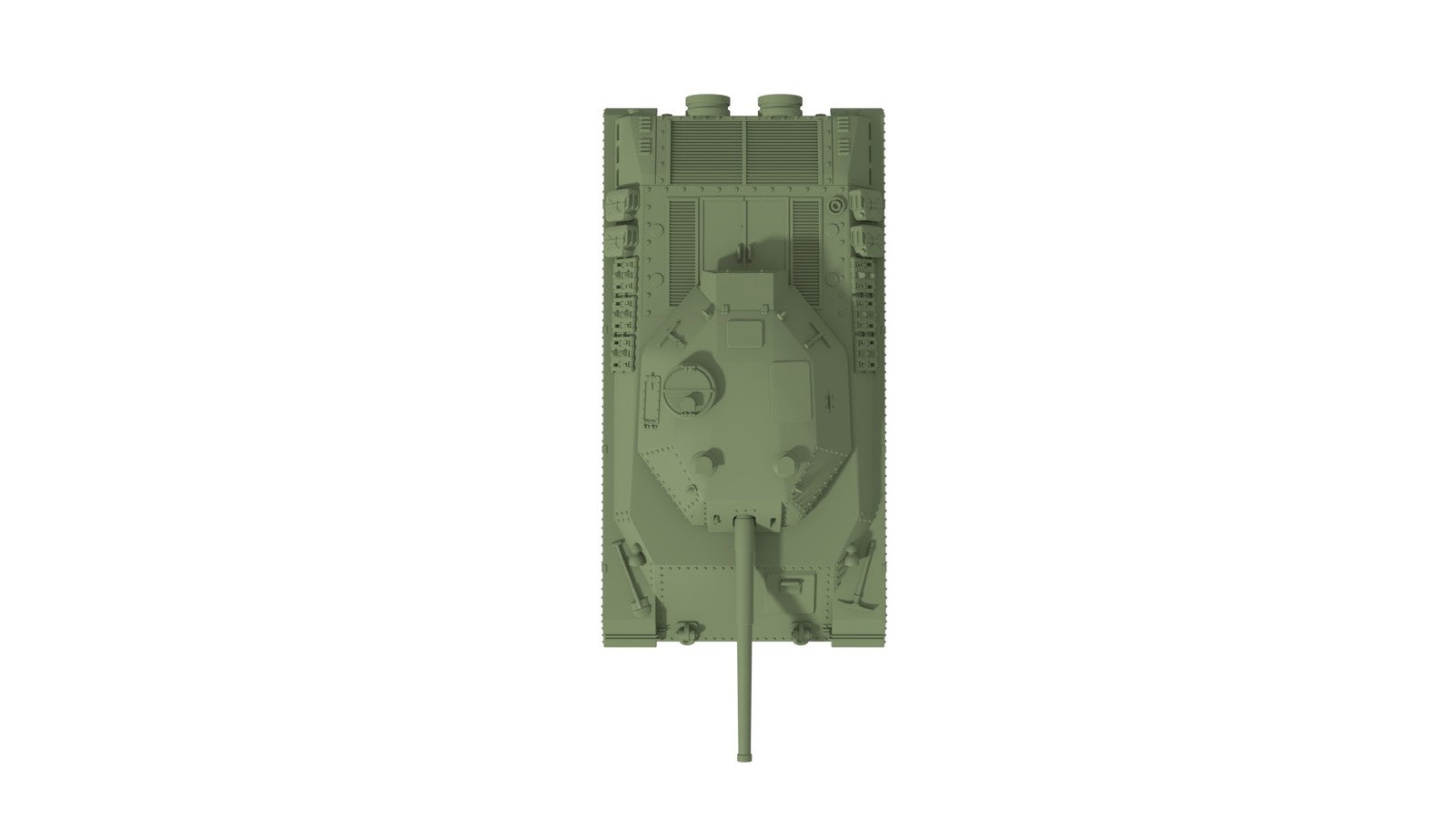 SSMODEL 1/700 CarroArmato Pesante P43ter Italian tank resin model kit TSS7000482 — detail view 7
