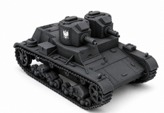 SSMODEL 1/144 7TP DW Light AFV Armored Vehicle Mini Scale Model Kit TSS1440316