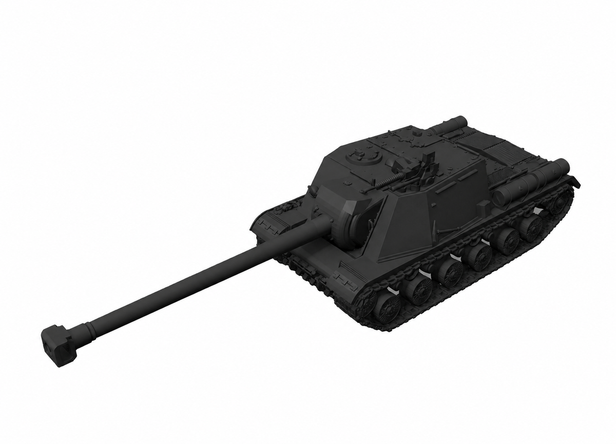 SSMODEL 1/100 ISU-130 Tank Resin Model Kit TSS1000029 — detail view 2