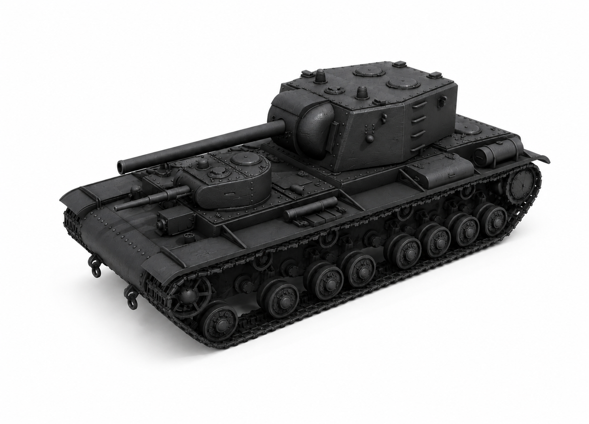 SSMODEL 1/220 KV-4 v1 tank Resin Model Kit TSS2200090 — detail view 2