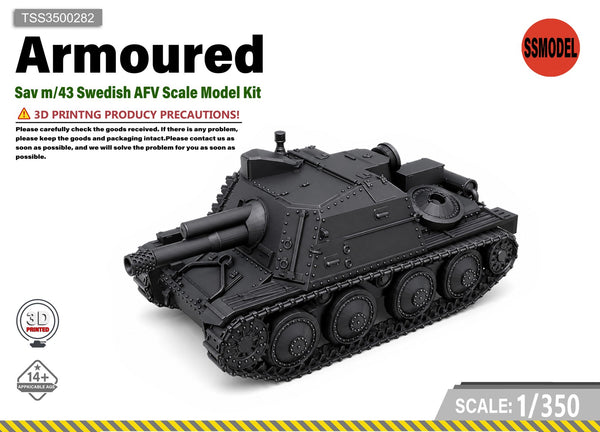 SSMODEL 1/350 Sav m/43 tank Resin Model Kit TSS3500282