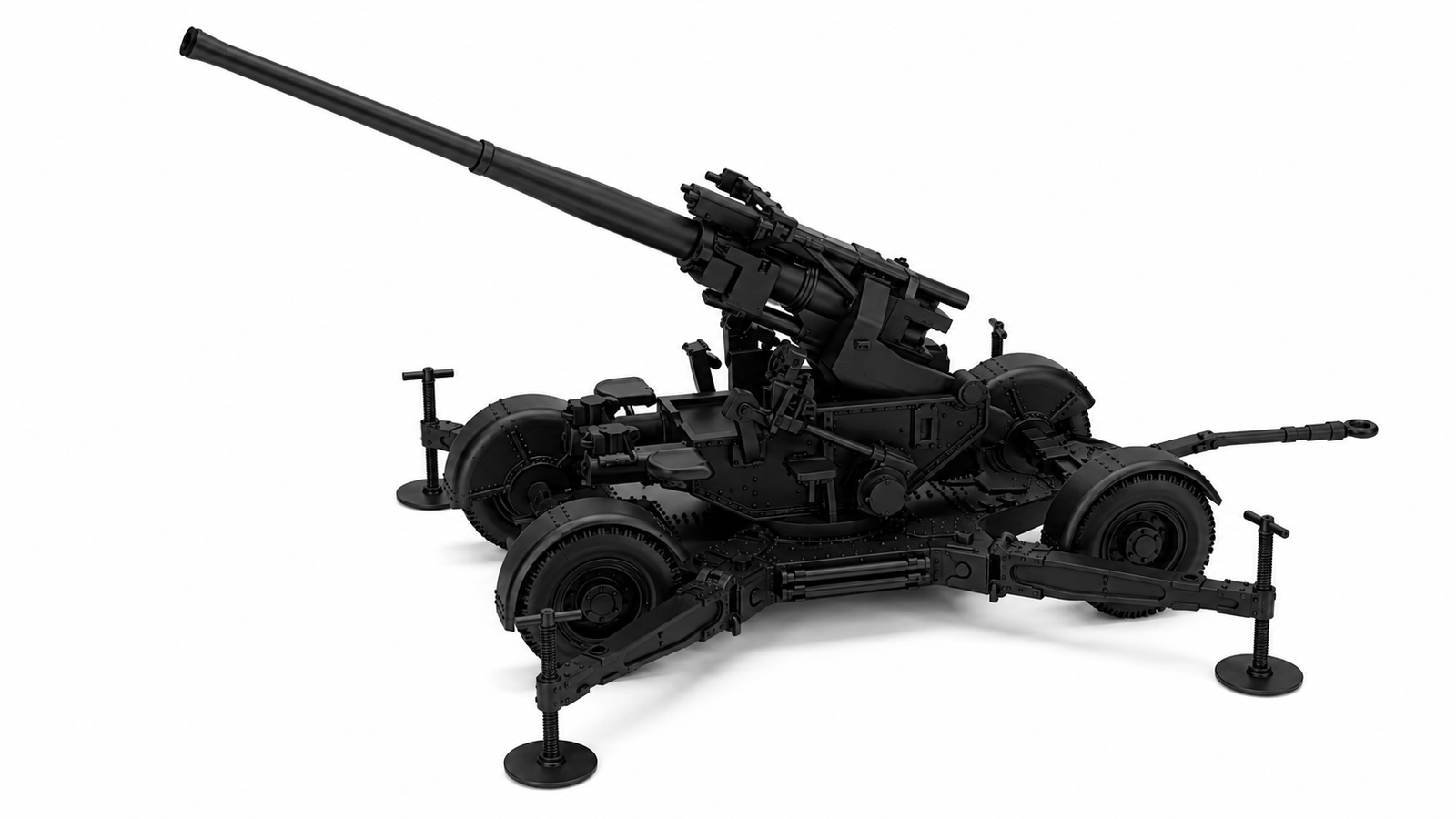 SSMODEL 1/56 QF 3.7 Inch AA UK Resin MODEL KIT TSS0561518 — scale model kit
