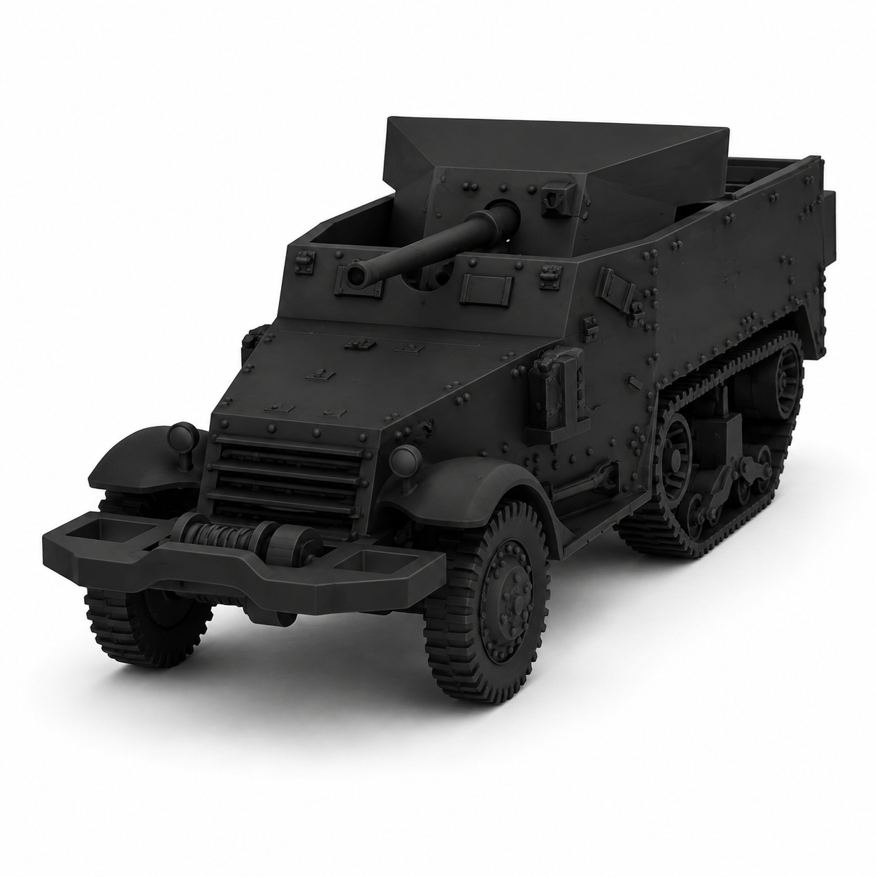 SSMODEL 1/200 T48 Gun Motor Carriage Su-57 USA Resin MODEL KIT TSS2000979 — scale model kit