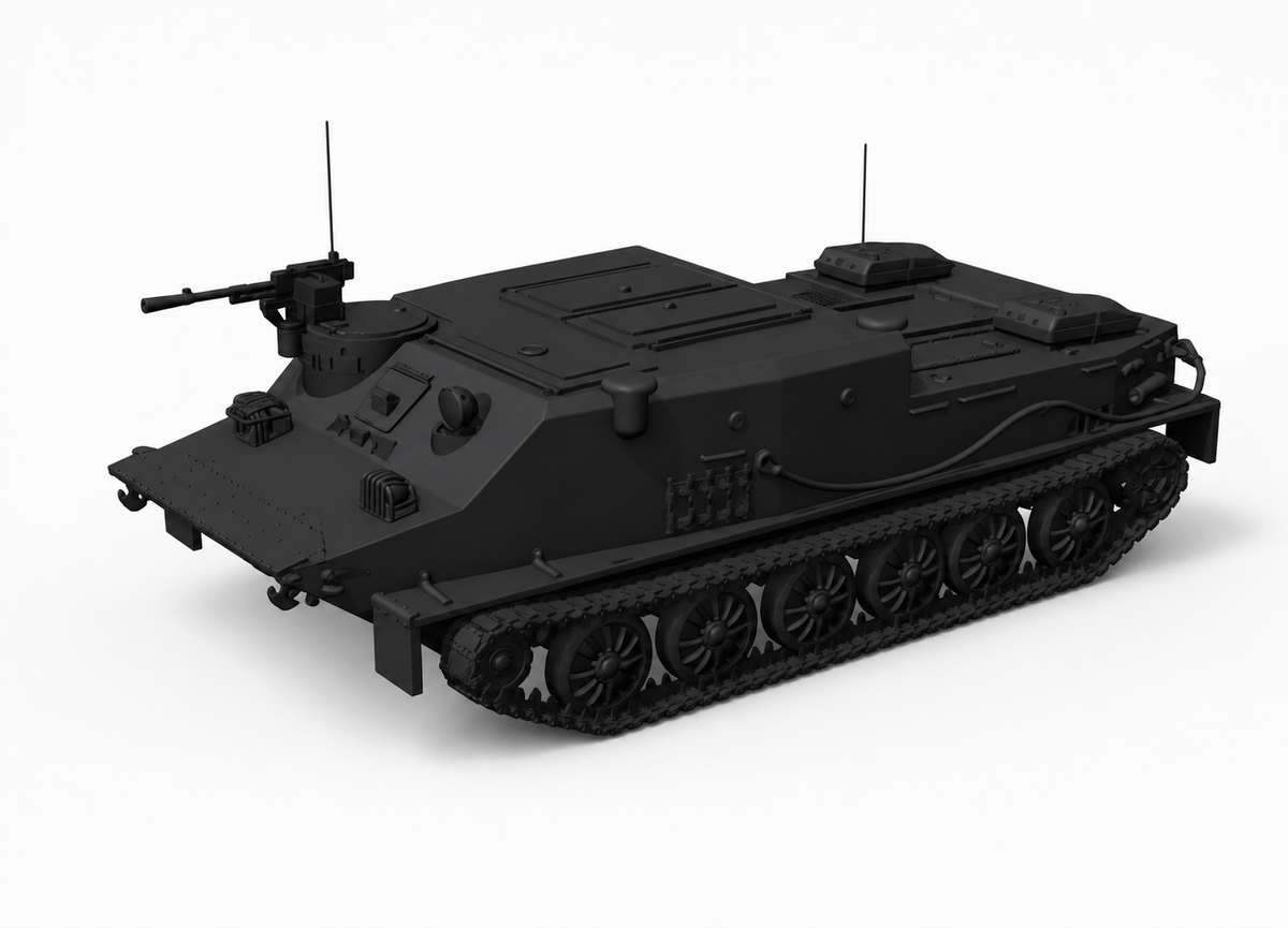 SSMODEL 1/72 BTR-50PK Soviet coldwar APC tank Resin Model Kit TSS0720289 — detail view 2
