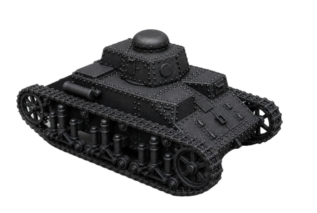 SSMODEL 1/350 T-19 Prototype Interwar Light Tank Resin MODEL KIT TSS3500005 — detail view 2