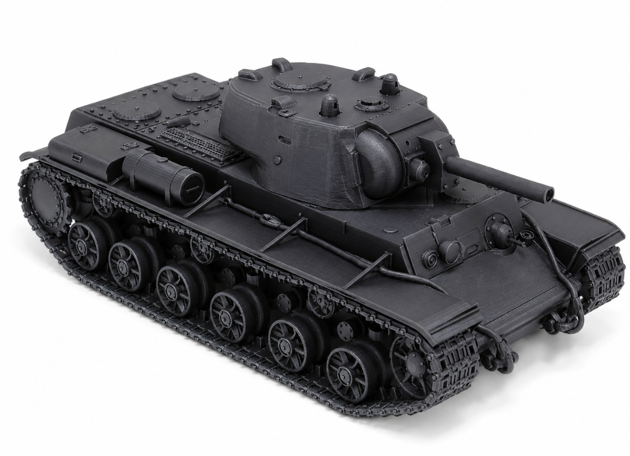 SSMODEL 1/700 KV-8 Soviet Flamethrower Tank Resin Model Kit TSS7000123 — detail view 2
