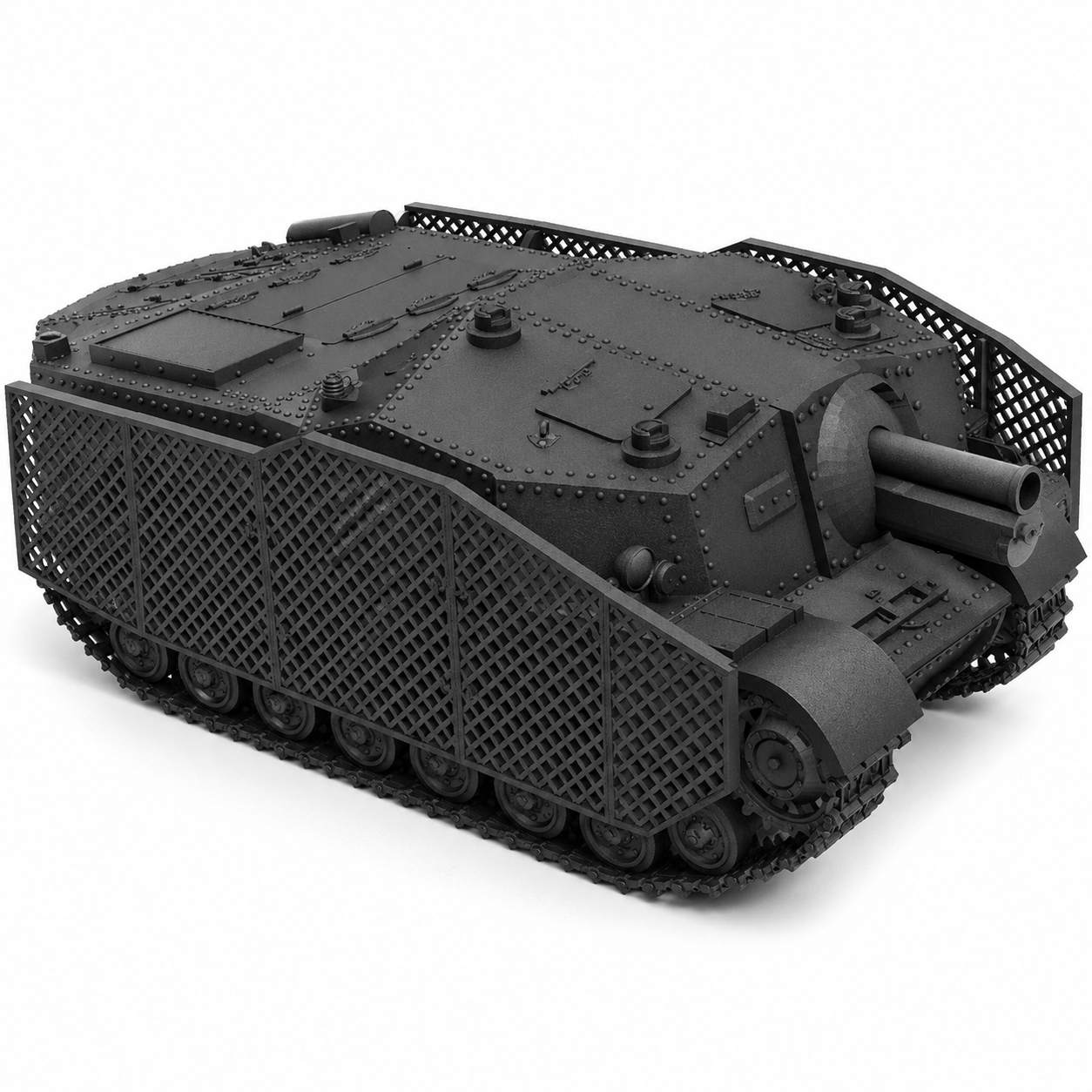 SSMODEL 1/350 43M Zrinyi II tank Resin Model Kit TSS3500190 — detail view 2