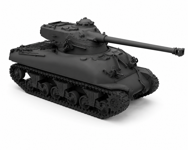 SSMODEL 1/700 M4A1 FL10 French medium tank resin model kit TSS7000356