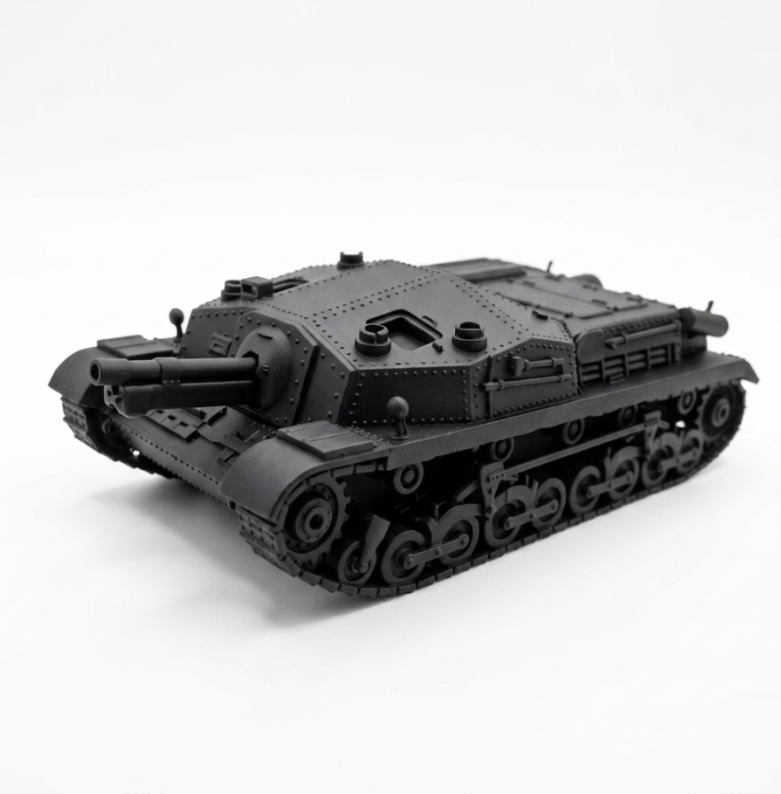 SSMODEL 1/100 WWII Hungarian 43M Zrinuy II SPG Resin Model Kit TSS1001205 — detail view 2
