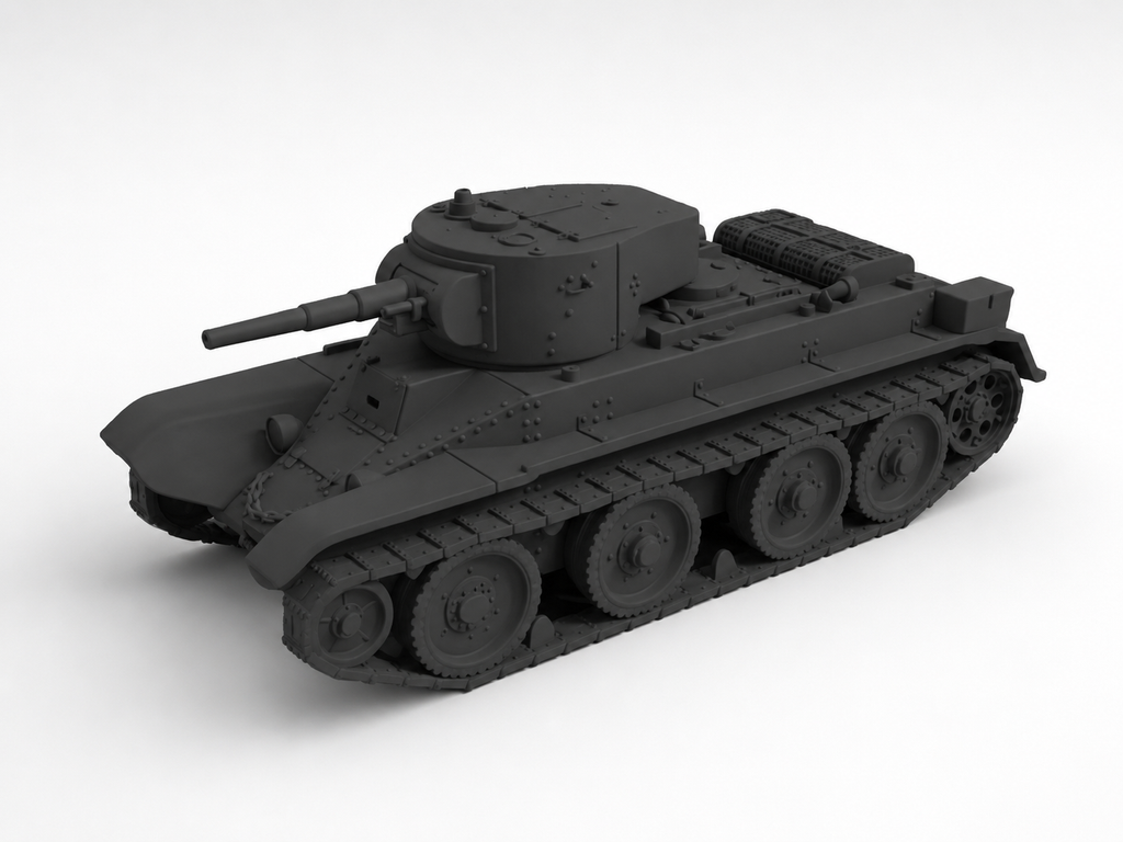 SSMODEL 1/350 BT-5 (late) Soviet light tank Resin Model Kit TSS3500099