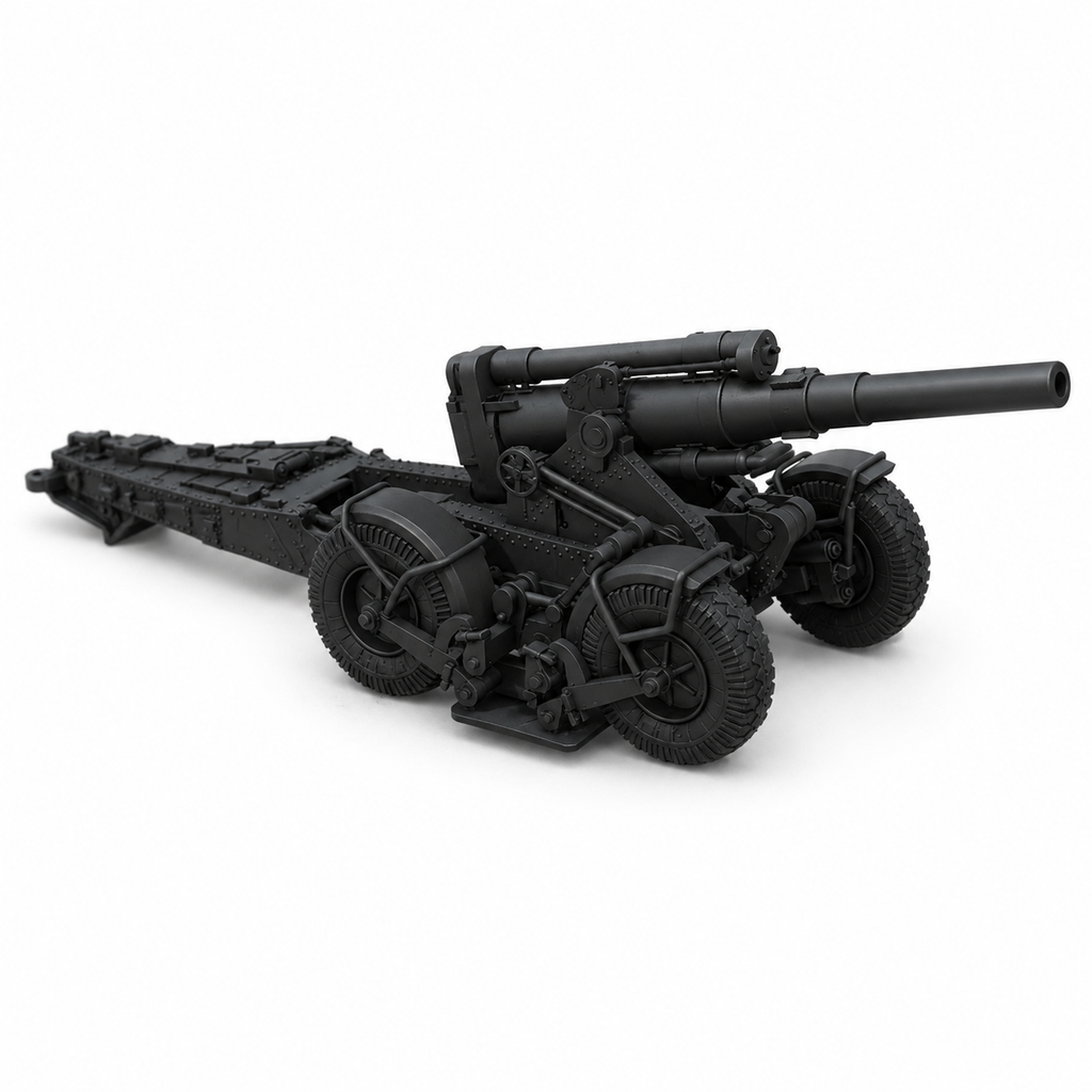 SSMODEL 1/700 203mm B-4M Howitzer Resin Model Kit TSS7000431