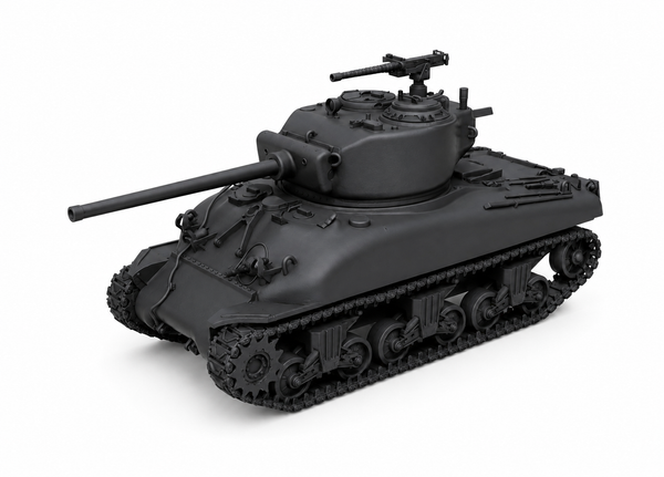 SSMODEL 1/350 M4A1 76W Sherman US WWII Tank Resin MODEL KIT TSS3500208