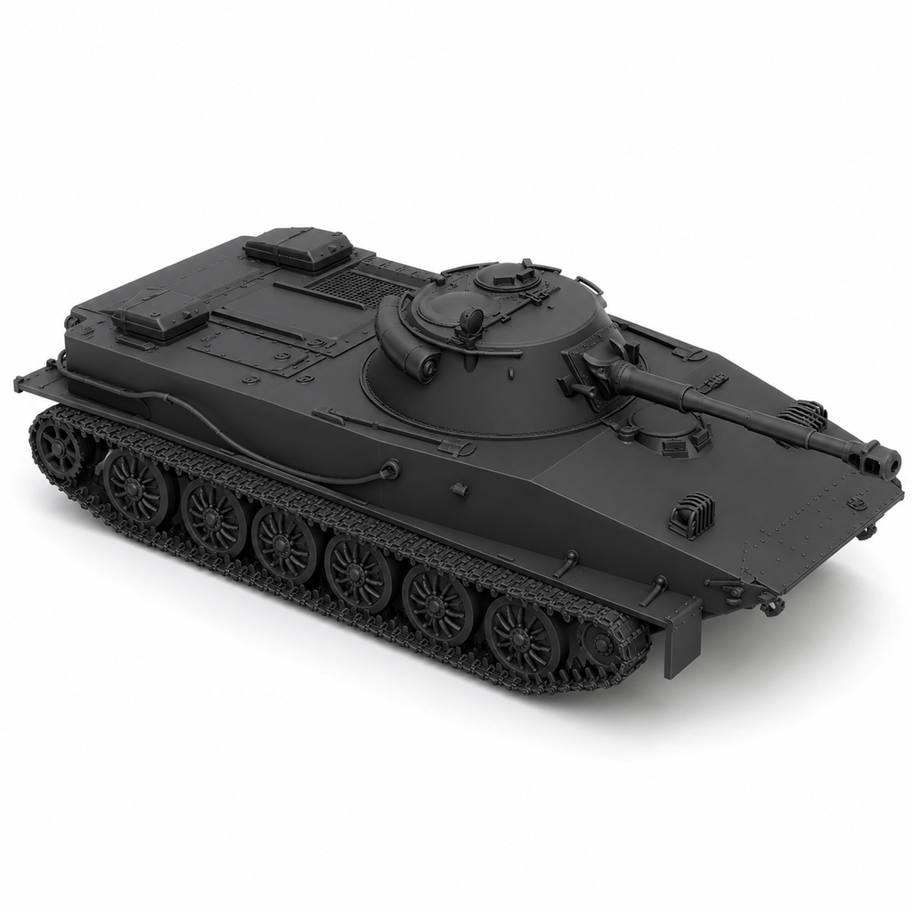 SSMODEL 1/350 PT-76 Soviet light amphibious tank Resin Model Kit TSS3500294