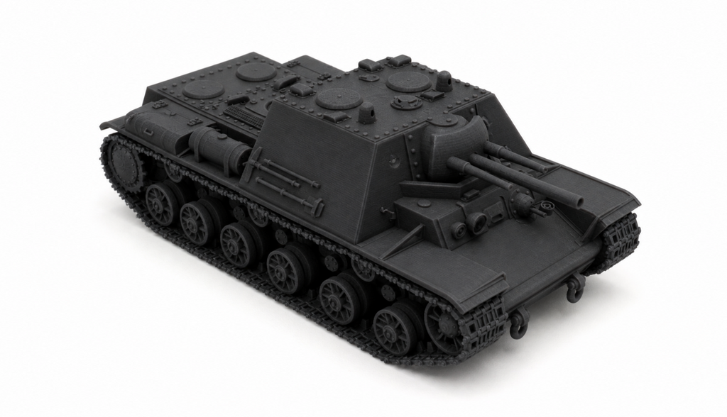 SSMODEL 1/700 KV-7 Soviet Propelled Artillery Tank Resin Model Kit TSS7000128