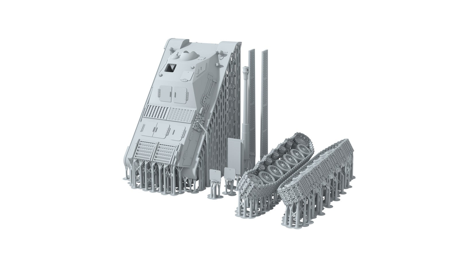SSMODEL 1/350 44M Tas Rohamloveg tank Resin Model Kit TSS3500259 — detail view 7